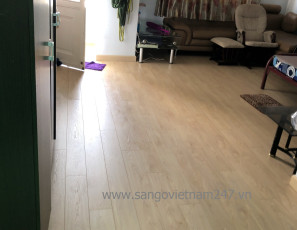 Sàn gỗ Camsan số 1 Thổ Nhĩ Kỳ - Dòng 10mm 4010 tại nhà tư nhân Bình Chánh