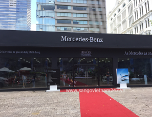 Sàn gỗ Wilson WS680 & 691 Triển lãm xe Mercedes Benz, Phú Mỹ Hưng, Quận 7
