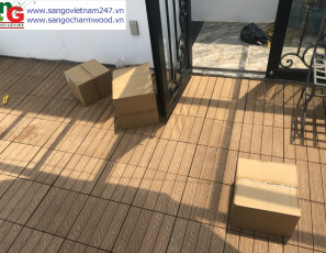 VỈ SÀN GỖ NHỰA NGOÀI TRỜI HOBIWOOD - VÂN GỖ 3D